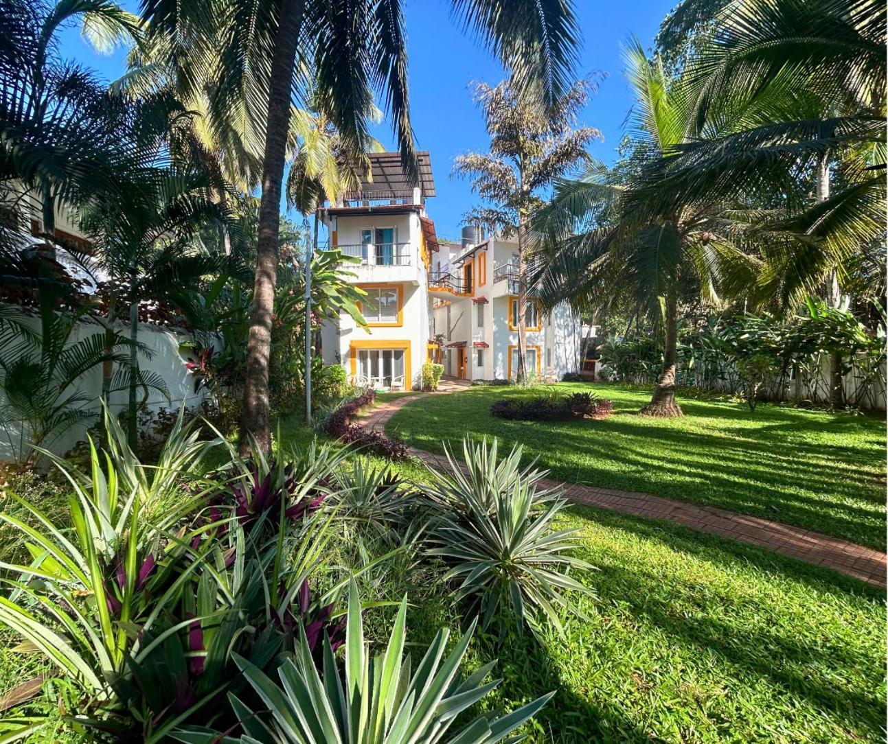 Jungle Hut-Annabelle'S Beach Apartments At Bernard Simao,Calangute,Goa 坎多林 外观 照片