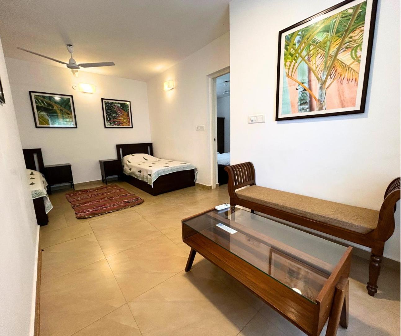 Jungle Hut-Annabelle'S Beach Apartments At Bernard Simao,Calangute,Goa 坎多林 外观 照片
